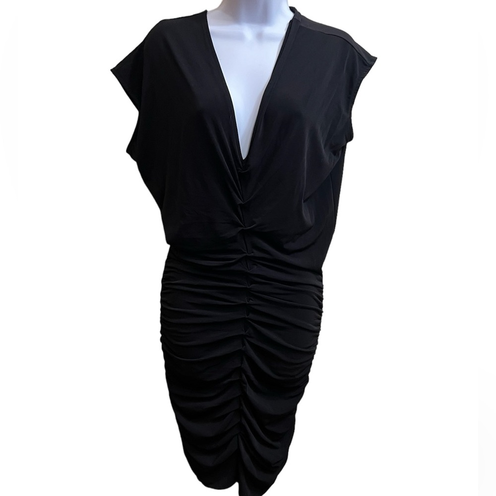 Moda International dress Size S blouson with ruching